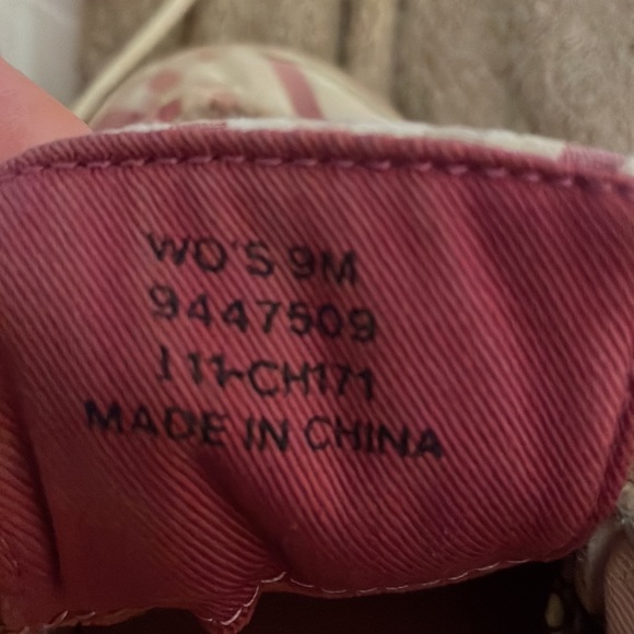 Sperry Pink Plaid Canvas Loafers - Picture 9 of 9